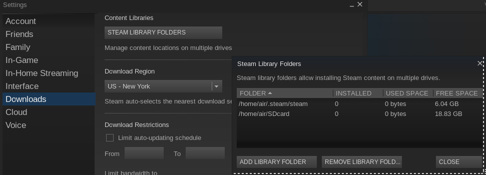 Steam Libraries