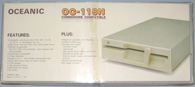 Oceanic disk drive box