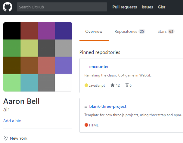 github profile